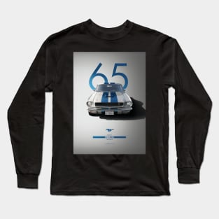 1965 Shelby GT350 Mustang Fastback Artwork Long Sleeve T-Shirt